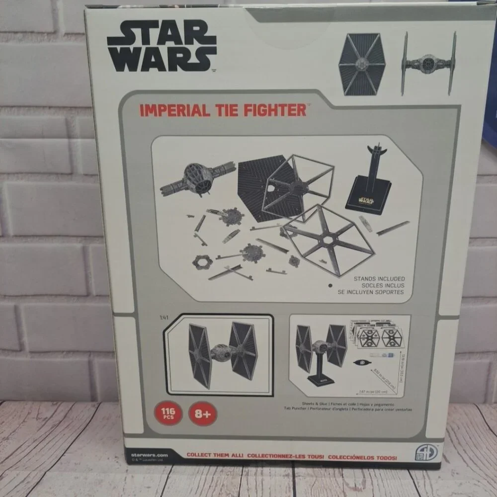 Star‎ Wars Imperial Tie Fighter 4D Puzzle, 116 Piece - Sealed Box
